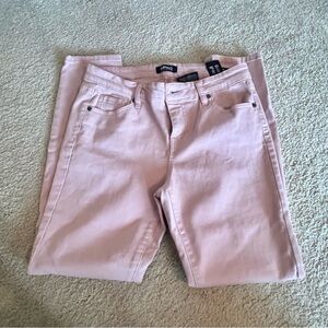 Like New Buffalo David Bitton Light Pink Women's Ankle Jeans Size 28